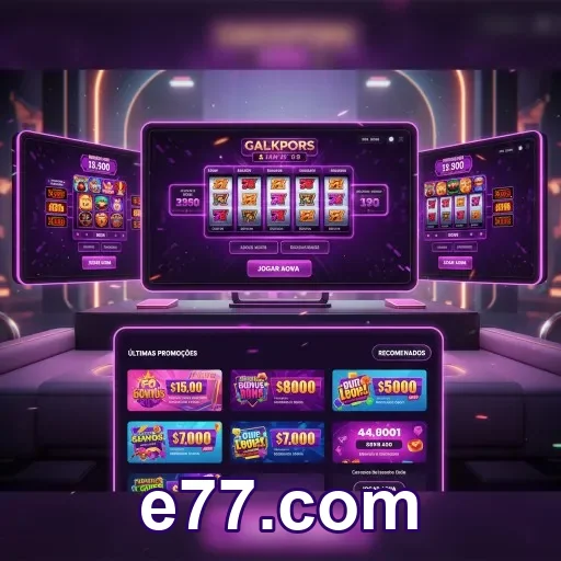 Acesse a plataforma oficial com poucos toques - e77.com