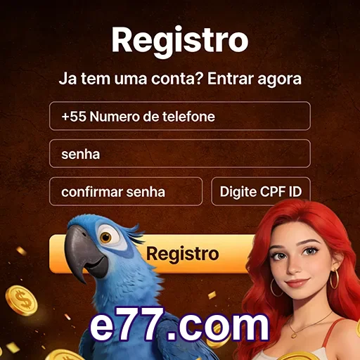 Tela da e77.com no celular com entrada ágil