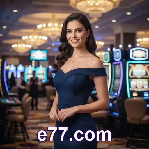 Tela mobile da e77.com com sessões leves e diretas